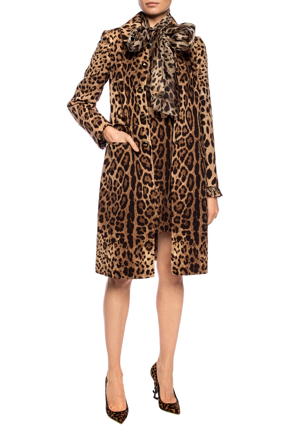dolce and gabbana leopard jacket