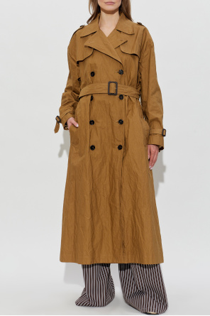 Dolce & Gabbana Trench coat with a crinkled effect