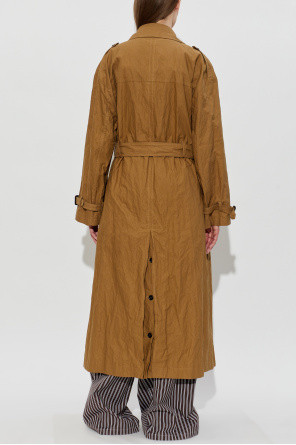 Dolce & Gabbana Trench coat with a crinkled effect