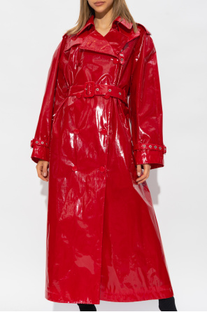 Dolce & Gabbana Patent leather trench coat