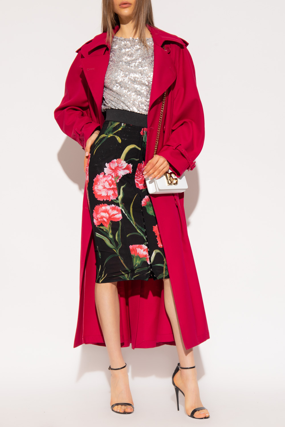 dolce panties & GABBANA ZESTAW DO SPANIA Long trench coat