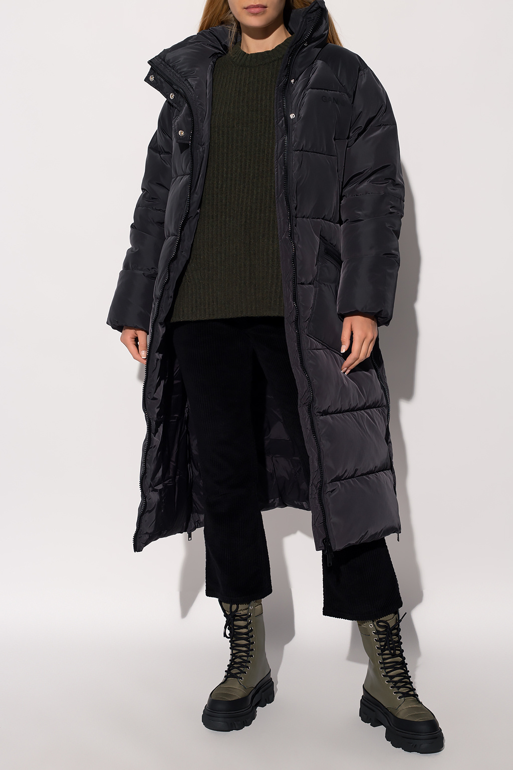 Ganni Long down coat