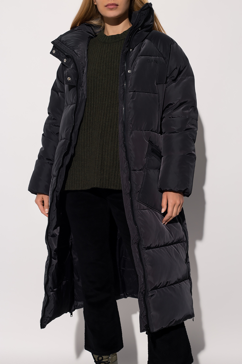 Ganni Long down coat