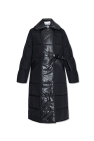 Ganni Coat in contrasting fabrics