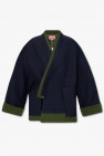 Kenzo NAVY BLUE Kimono cut coat