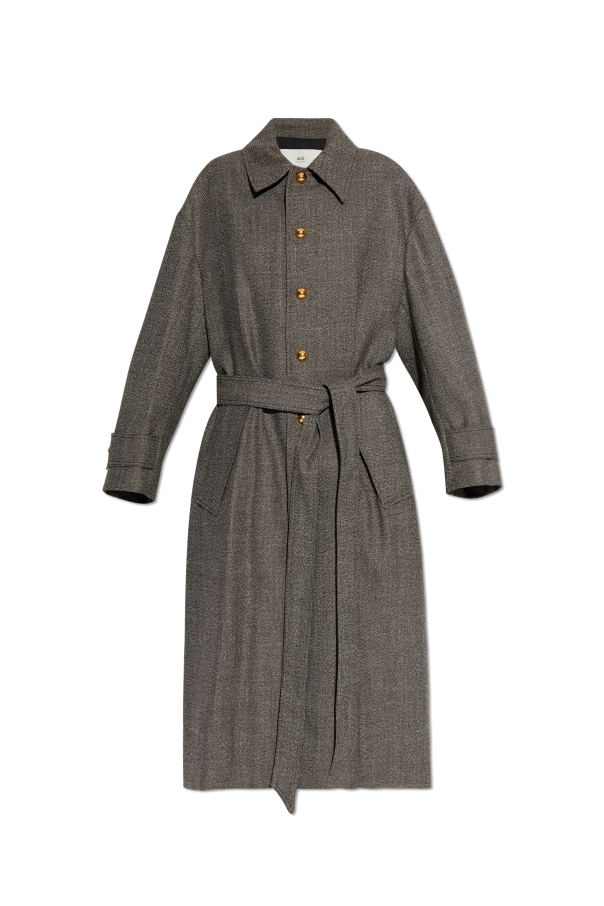 Ami Alexandre Mattiussi Coat with Belt