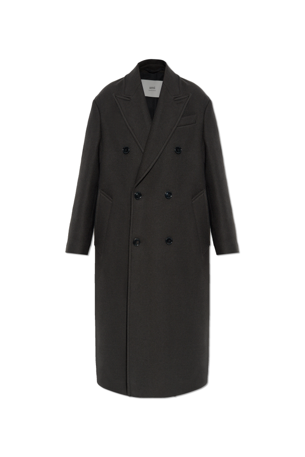 Wool double-breasted coat od Ami Alexandre Mattiussi