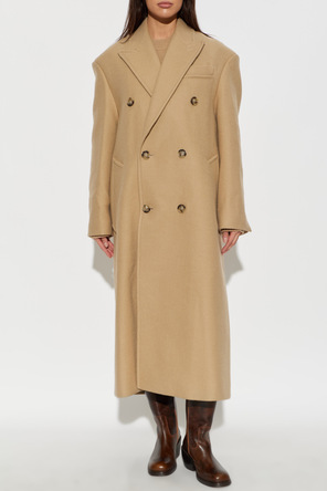 Ami Alexandre Mattiussi Wool coat with a single vent
