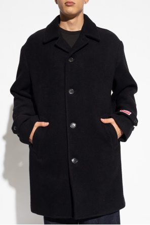 Kenzo Wool coat with logo