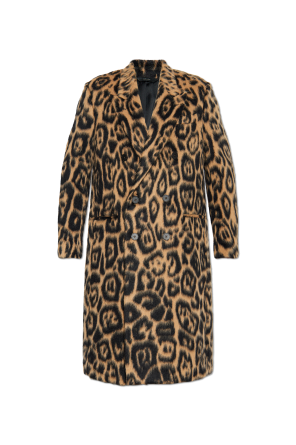 Animal print coat