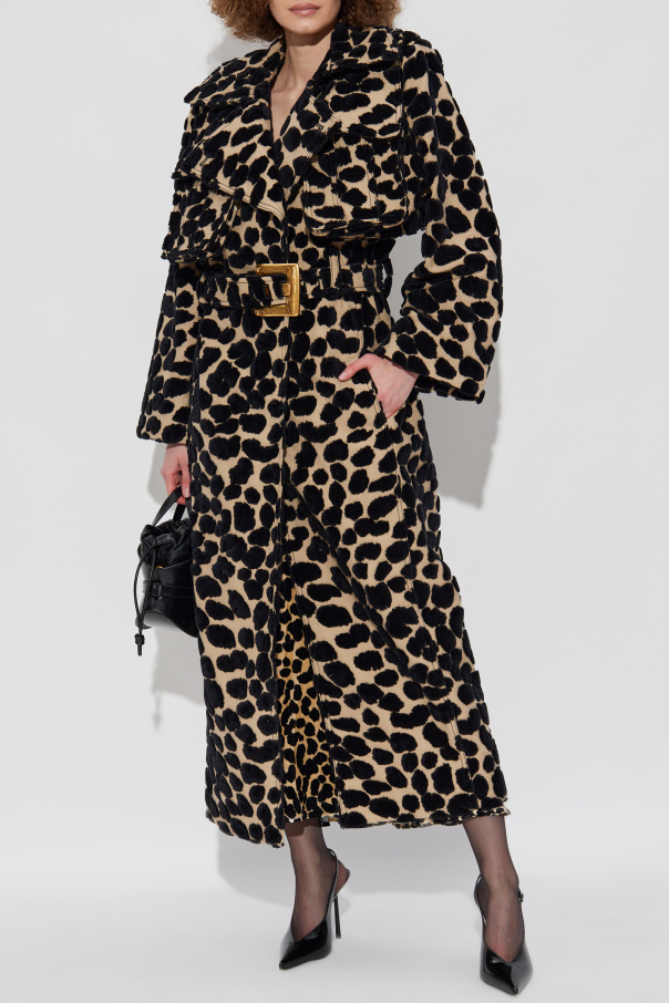 Balmain Abrigo estampado