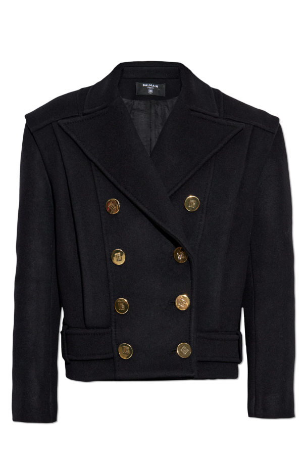 Short double-breasted coat od Balmain