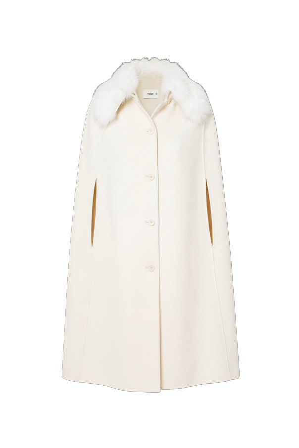 Wool cape od Fendi