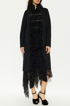 Fendi Wool Coat with Single Vent