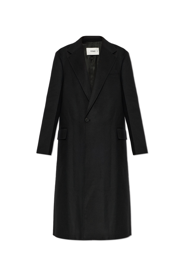 Fendi Cashmere Coat with Double Vent