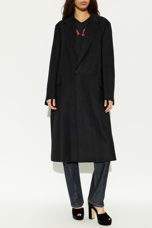 Fendi Cashmere Coat with Double Vent