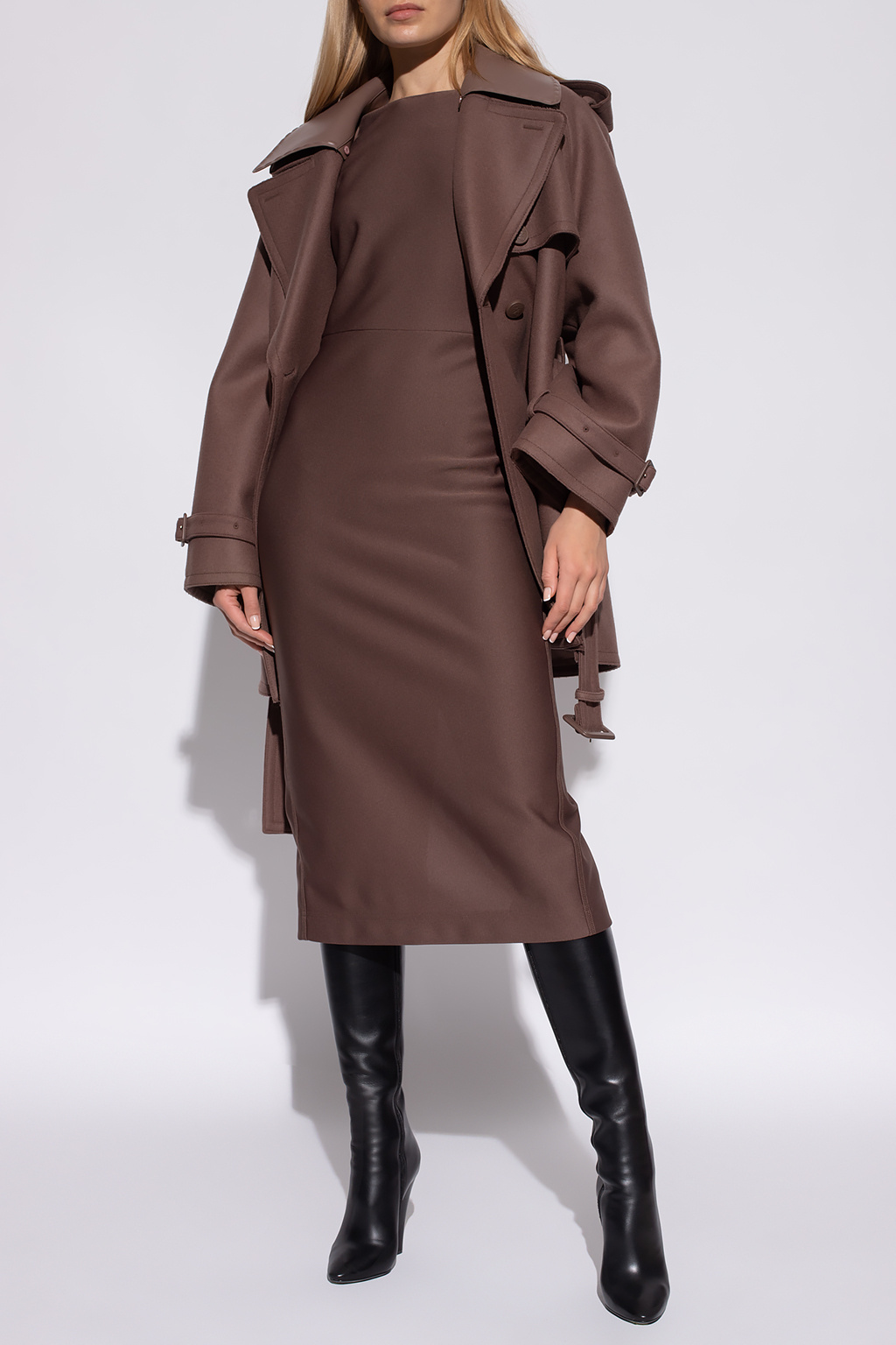 fendi Canvas Wool coat