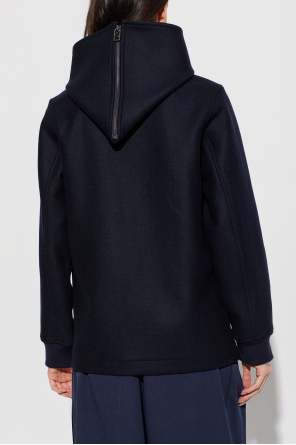 Kenzo Wełniana kurtka z naszywką