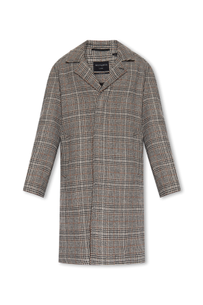 ‘finnegan’ checked coat od AllSaints