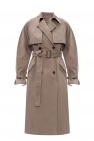 Acne Studios GREY Double-breasted trench coat