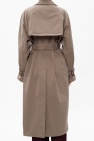 Acne Studios GREY Double-breasted trench coat