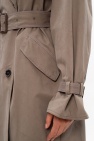 Acne Studios GREY Double-breasted trench coat