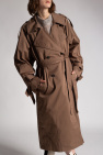 Acne Studios BROWN Double-breasted trench coat