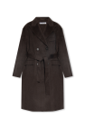 Acne Studios GREY Belted wool coat