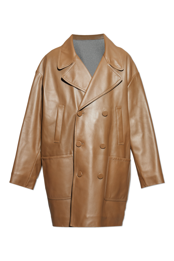 Leather coat od Fendi