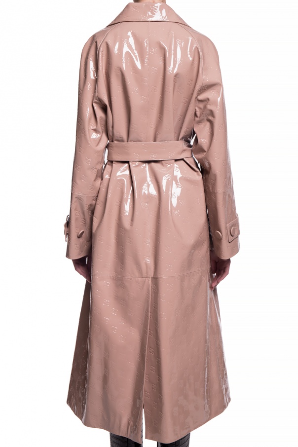 Pink Leather coat Fendi - Vitkac GB