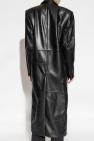 The Mannei ‘Greenock’ leather coat