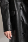 The Mannei ‘Greenock’ leather coat