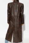 The Mannei ‘Greenock’ leather coat