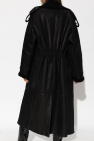 The Mannei BLACK ‘Jordan’ long shearling coat