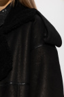The Mannei BLACK ‘Jordan’ long shearling coat