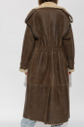 The Mannei BROWN ‘Jordan’ shearling coat