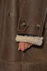 The Mannei BROWN ‘Jordan’ shearling coat