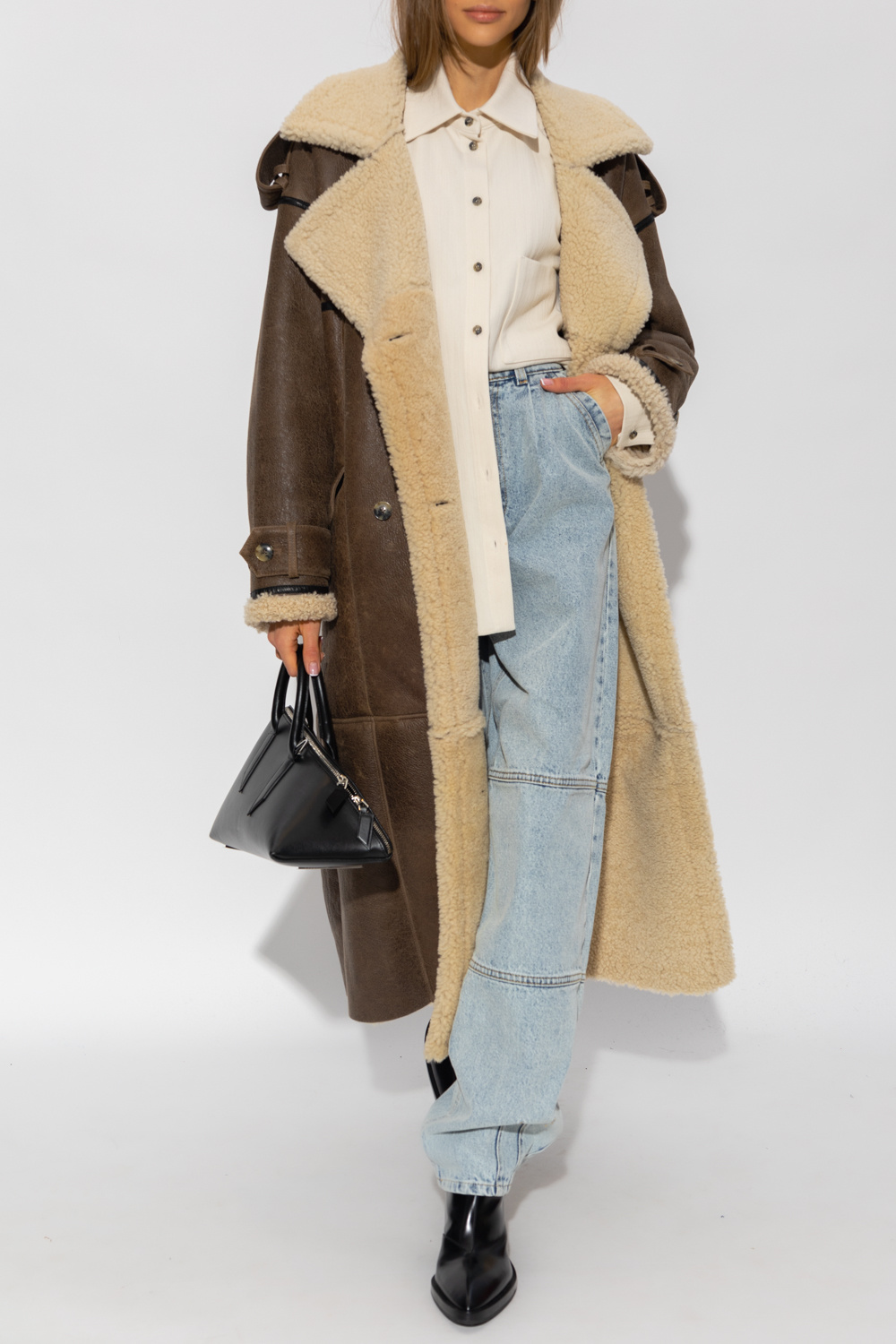 The Mannei ‘Jordan’ shearling coat