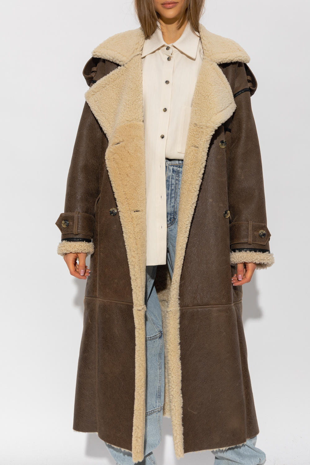 The Mannei ‘Jordan’ shearling coat