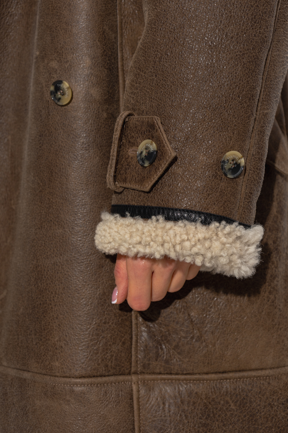 The Mannei ‘Jordan’ shearling coat