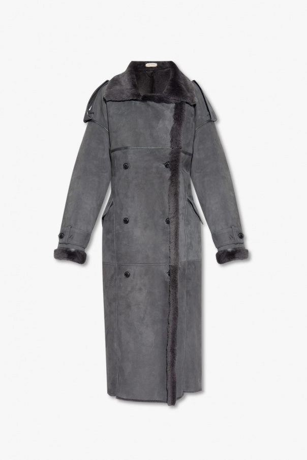The Mannei ‘Jordan’ long  shearling coat