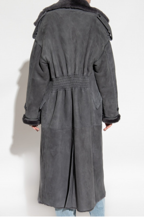The Mannei ‘Jordan’ long  shearling coat