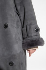 The Mannei GREY ‘Jordan’ long shearling coat