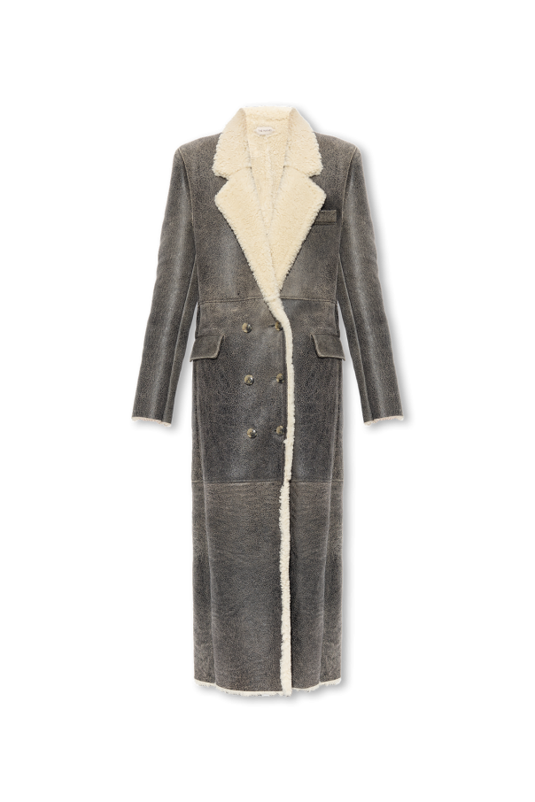 ‘Greenock’ long shearling coat od The Mannei
