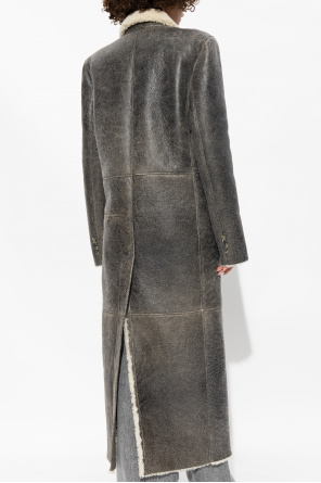 The Mannei ‘Greenock’ long shearling coat