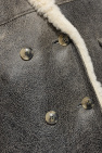 The Mannei GREY ‘Greenock’ long shearling coat