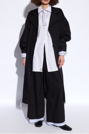 Jednorzędowy płaszcz od Yohji Yamamoto