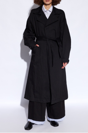 Yohji Yamamoto Jednorzędowy płaszcz