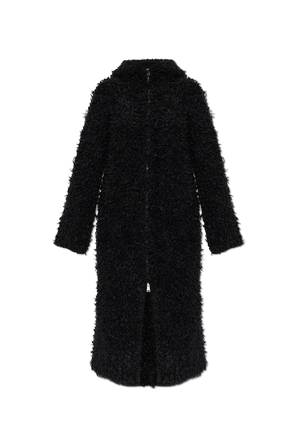 Wool Coat with Hood