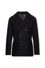 Dolce & Gabbana BLACK Cropped double-breasted coat